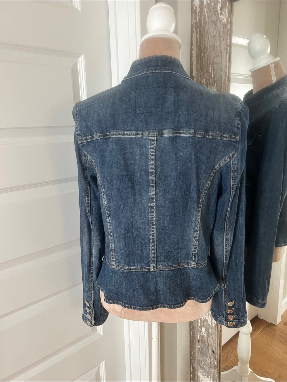 White House Black Market Denim Jacket - Picture 2 of 10